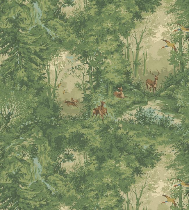 Mulberry Woodland Wallpaper by Mulberry Home Spring