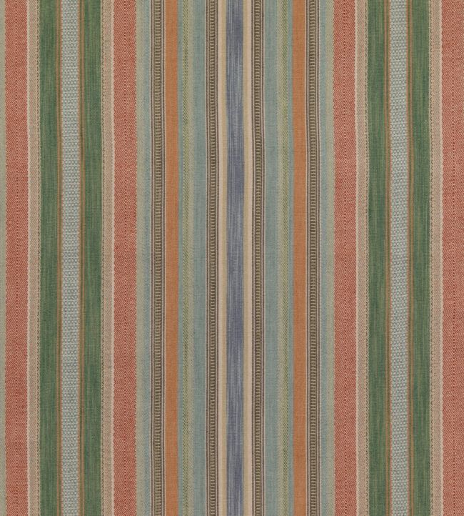 Rustic Stripe Fabric by Mulberry Home Spice