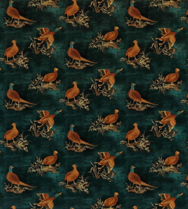 Game Show Fabric by Mulberry Home Teal