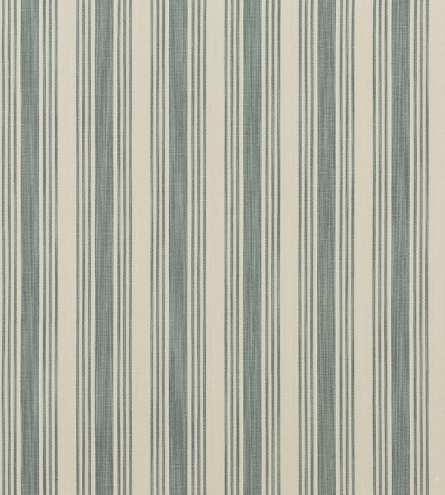 Hammock Stripe Fabric by Mulberry Home Teal