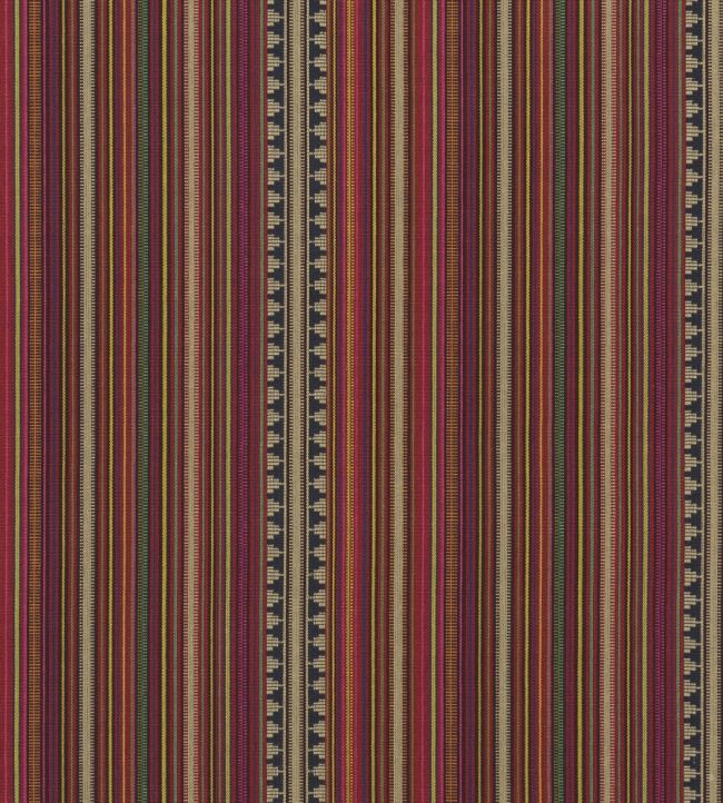 Pageant Stripe Fabric by Mulberry Home Multi