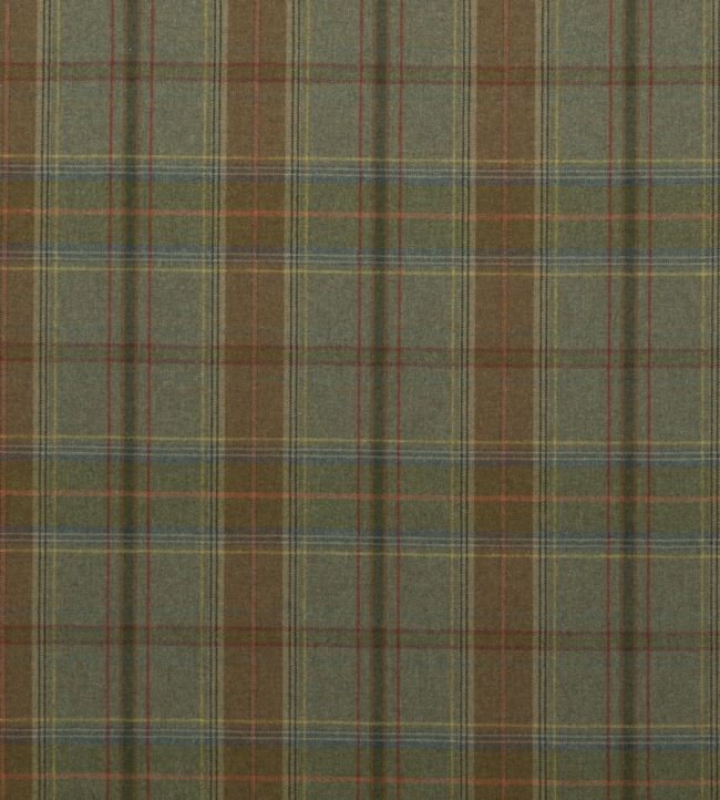 Shetland Plaid Fabric by Mulberry Home Lovat
