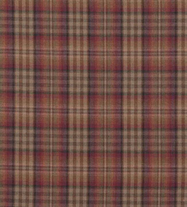 Nevis Fabric by Mulberry Home Russet/Mauve