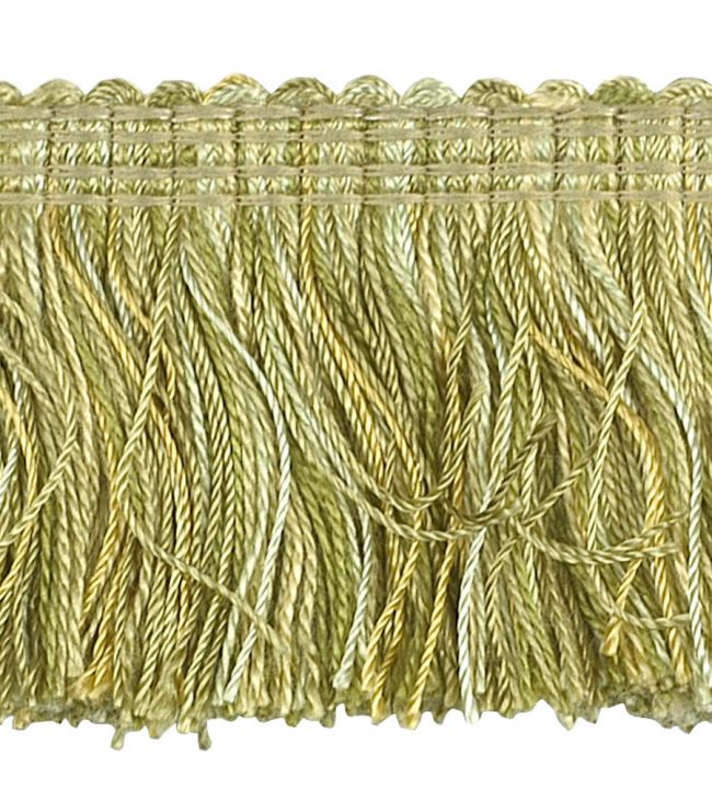 Multi-Colour Moss Fringe 50mm Trimming by Houles Green