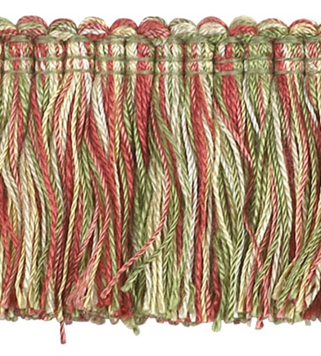 Multi-Colour Moss Fringe 50mm Trimming by Houles Pink and Lime