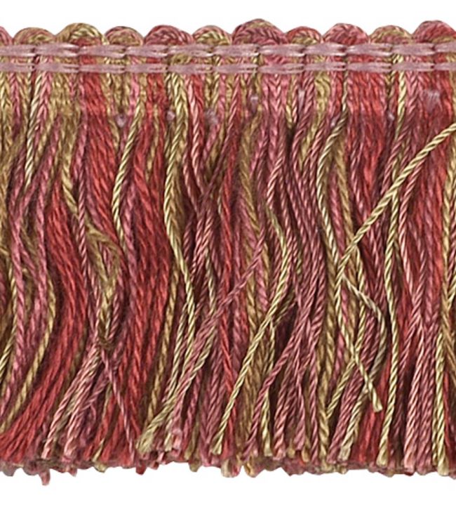 Multi-Colour Moss Fringe 50mm Trimming by Houles Pink and Yellow