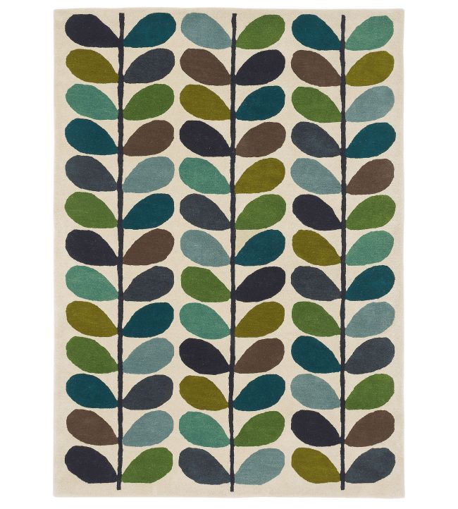 Orla Kiely Multi Stem rug Kingfisher 059507-120180-US Kingfisher