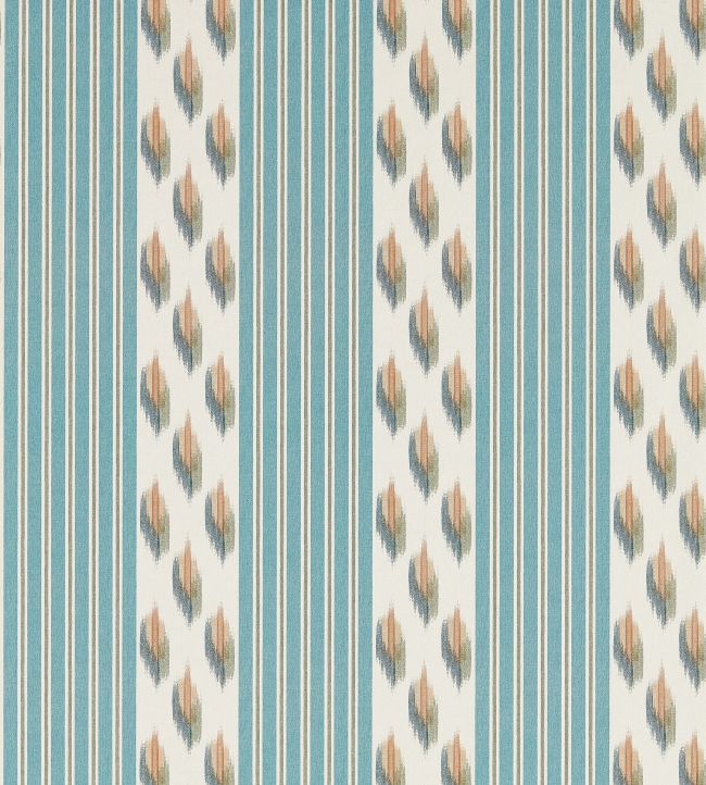 Musafir Wallpaper by Sanderson Udaipur Blue/Cinnamon