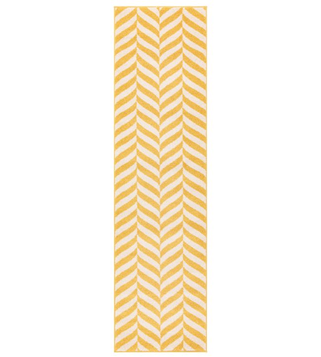 Asiatic Muse Chevron Runner rug Yellow MU08-60240 Yellow