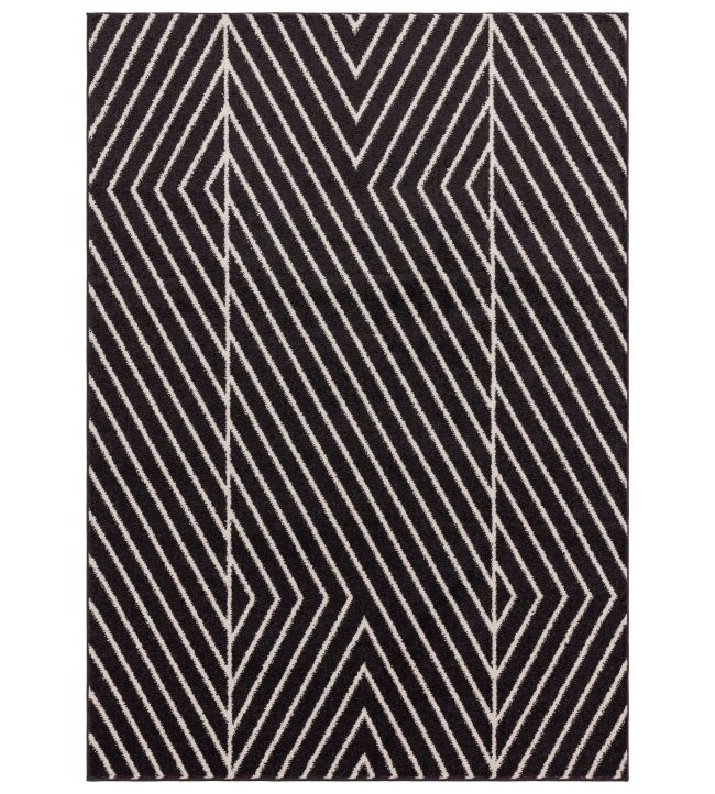 Asiatic Muse Linear rug Black MU10-80150 Black