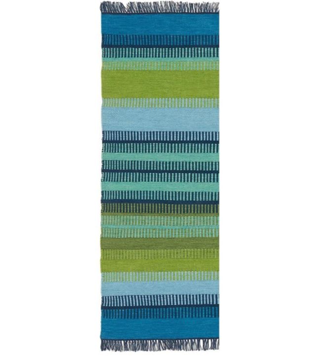 Designers Guild Muturi Runner rug Cobalt RUGDG0939 Cobalt