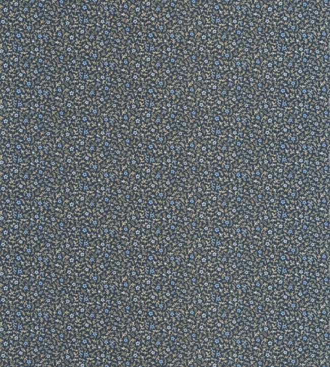 Myosotis Wallpaper by Casadeco Bleu Nuit