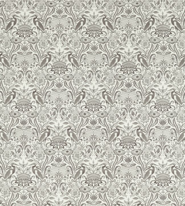 Nakuru Fabric by Clarke & Clarke Charcoal/Linen