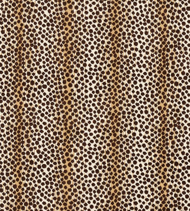 Nakuru Linen Velvet Fabric by Schumacher Brown