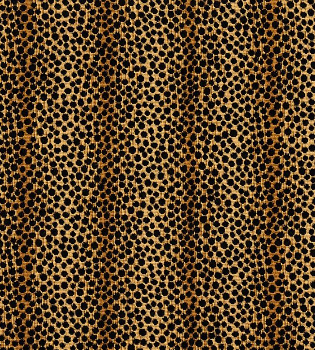 Nakuru Linen Velvet Fabric by Schumacher Leopard