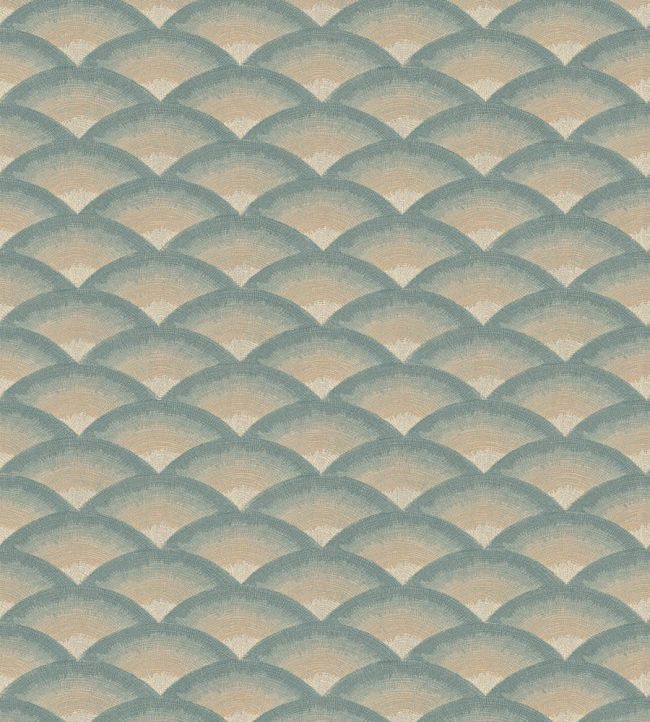 Nami Wallpaper by Casamance Celadon/Lin