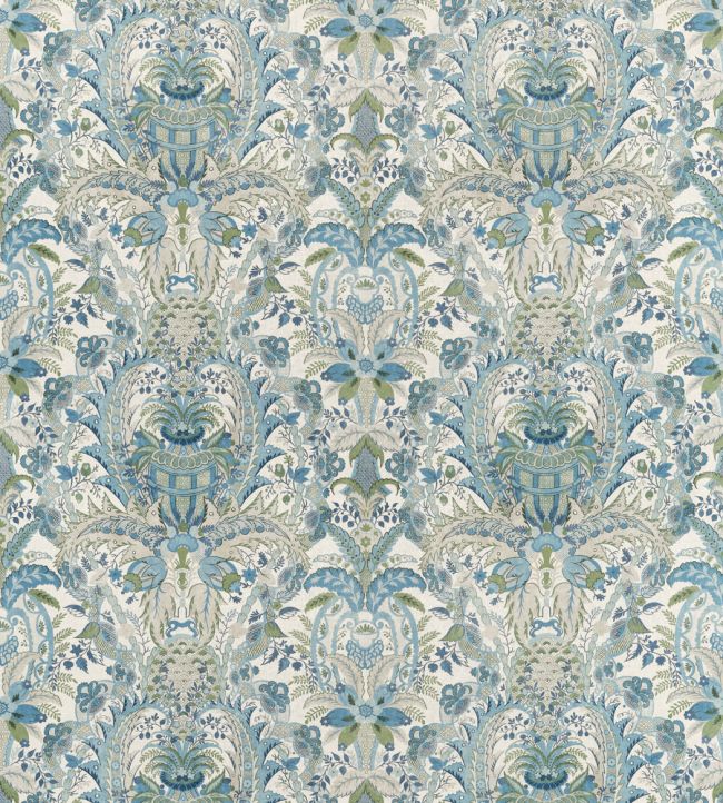 Narbeth Fabric by Anna French Blue & Green