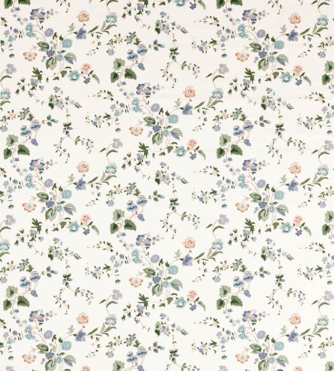 Nectar Fields Fabric by Sanderson Cornflower/Mallow