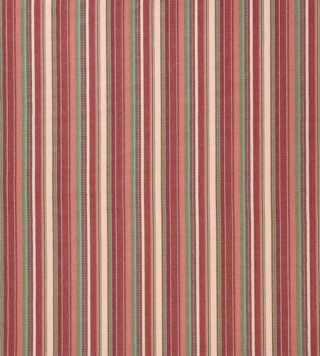 Nehir Fabric by Nina Campbell Red/Green