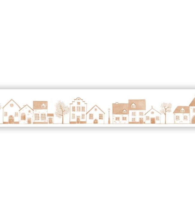 Neighborhood Border Wallpaper by Casadeco Brique