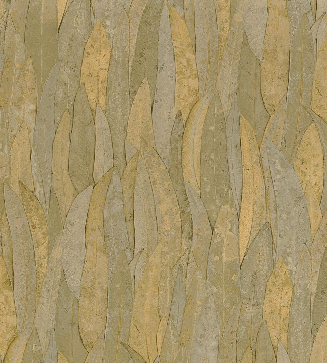 Neluwa Wallpaper by Casamance Kaki Clair