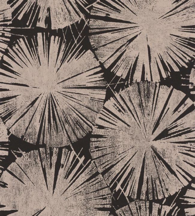 Nenuphar Wallpaper by Casadeco Noir Fusain
