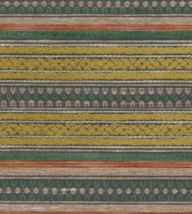 Nera Fabric by Osborne & Little Ochre/Pine