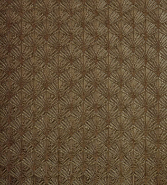 Nereides Wallpaper by Casamance Brun Patine