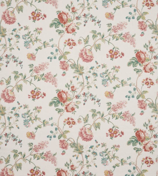 Nerina Fabric by Colefax and Fowler Tomato/Sage
