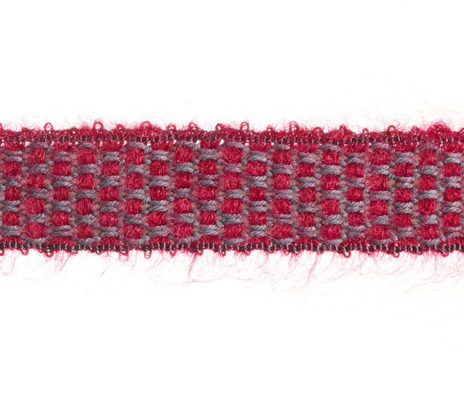 Neva 20mm Mohair Braid Trimming by Houles Feu