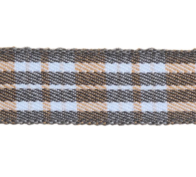 Neva 30mm Check Braid Trimming by Houles Douglas