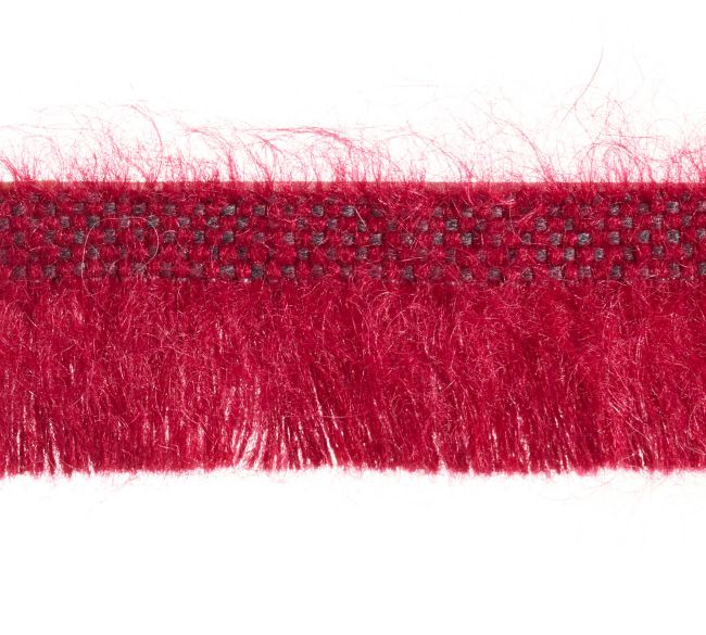 Neva 30mm Mohair Cut Fringe Trimming by Houles Feu