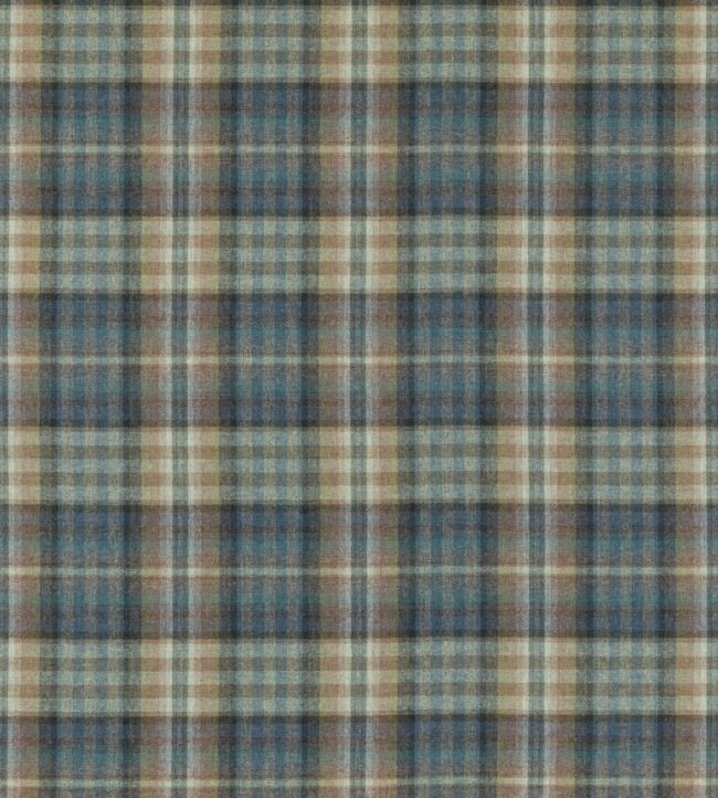 Nevis Fabric by Mulberry Home Blue