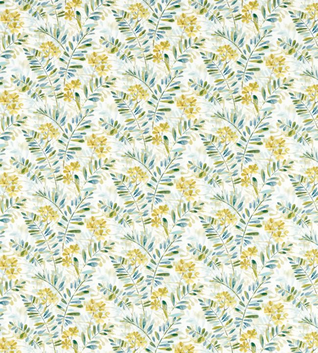 New Grove Cream Fabric by Studio G Denim / Citrus