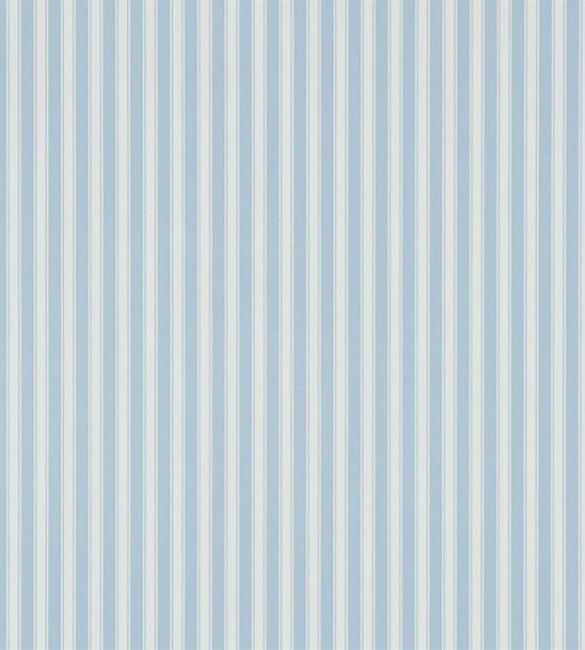 New Tiger Stripe Wallpaper by Sanderson Blue/Ivory