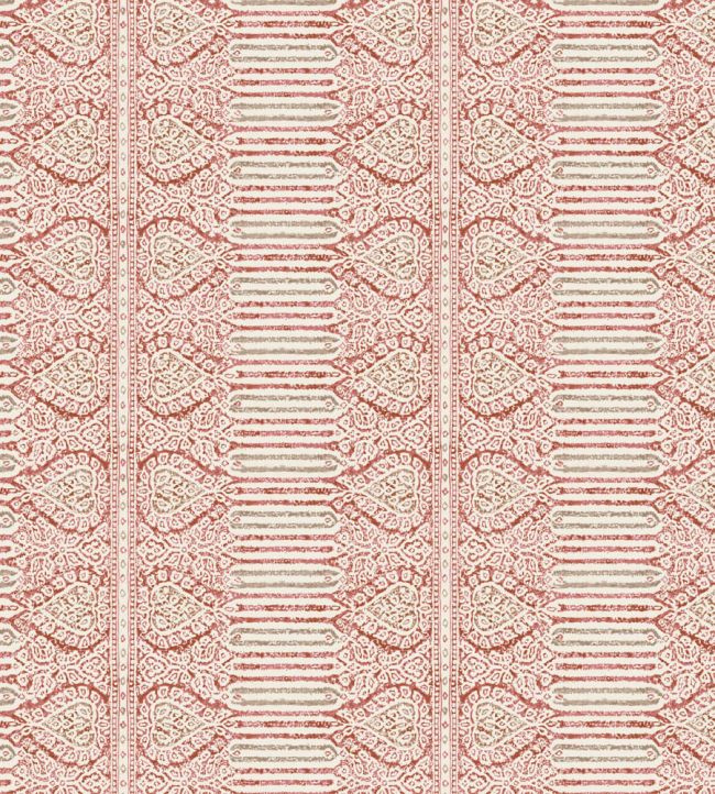 Nicolet Fabric by Nina Campbell Red