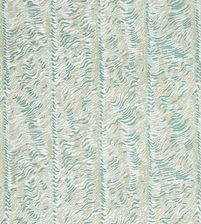 Nima Fabric by Jane Churchill Aqua