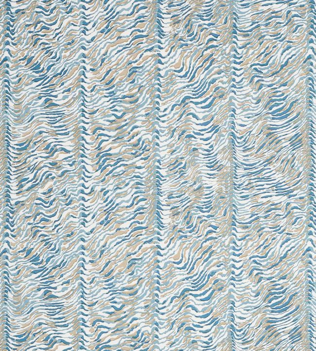 Nima Fabric by Jane Churchill Blue