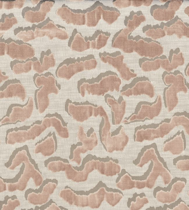 Nimbus Fabric by Casamance Rose Poudre