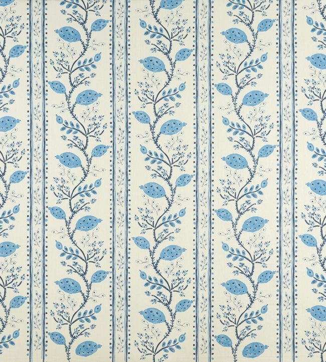 Pomegranate Trail Fabric by Nina Campbell Indigo/Blue