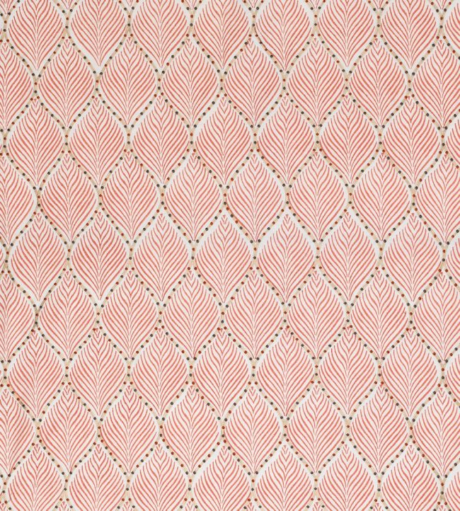 Bonnelles Fabric by Nina Campbell Coral