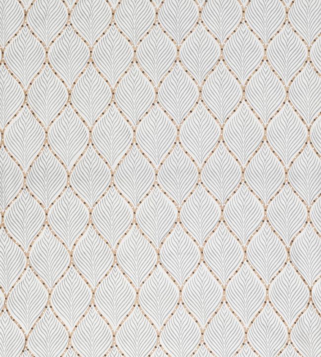 Bonnelles Fabric by Nina Campbell French Grey