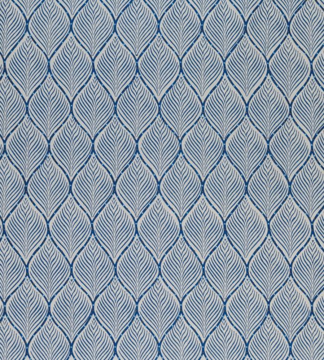 Bonnelles Fabric by Nina Campbell Blue