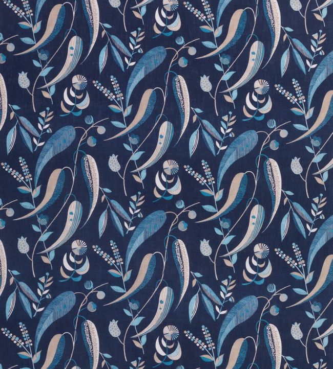 Colbert Fabric by Nina Campbell Blue