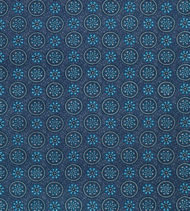 Garance Fabric by Nina Campbell Blue