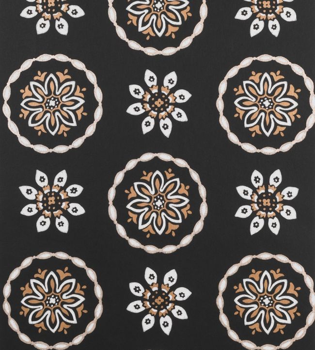 Garance Wallpaper by Nina Campbell BLACK