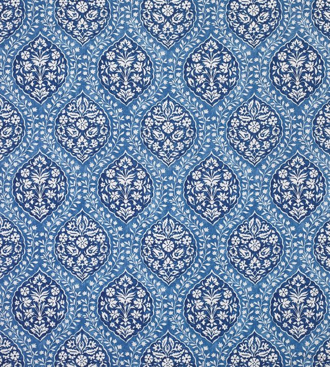 Marguerite Fabric by Nina Campbell Indigo/Blue