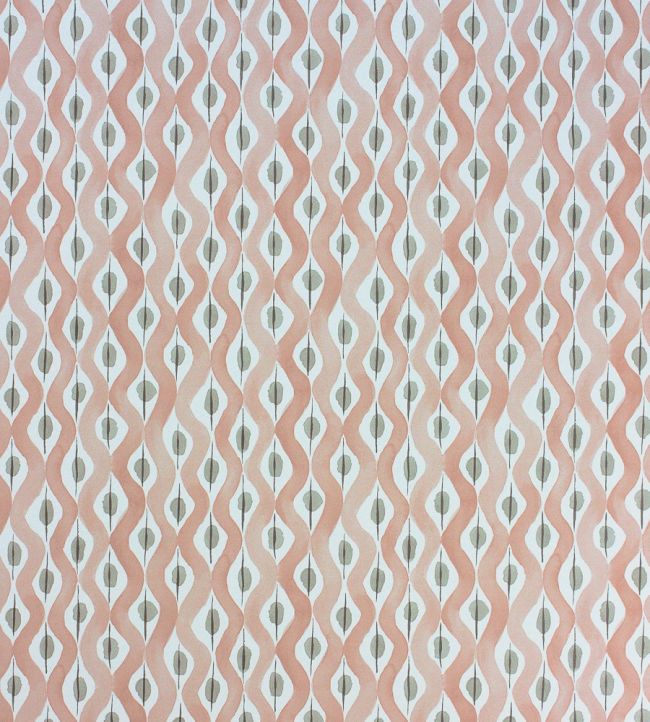 Beau Rivage Wallpaper by Nina Campbell Pink/Taupe