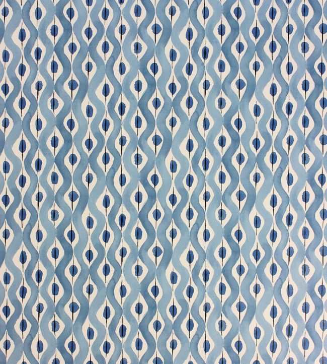 Beau Rivage Wallpaper by Nina Campbell Blue/Indigo