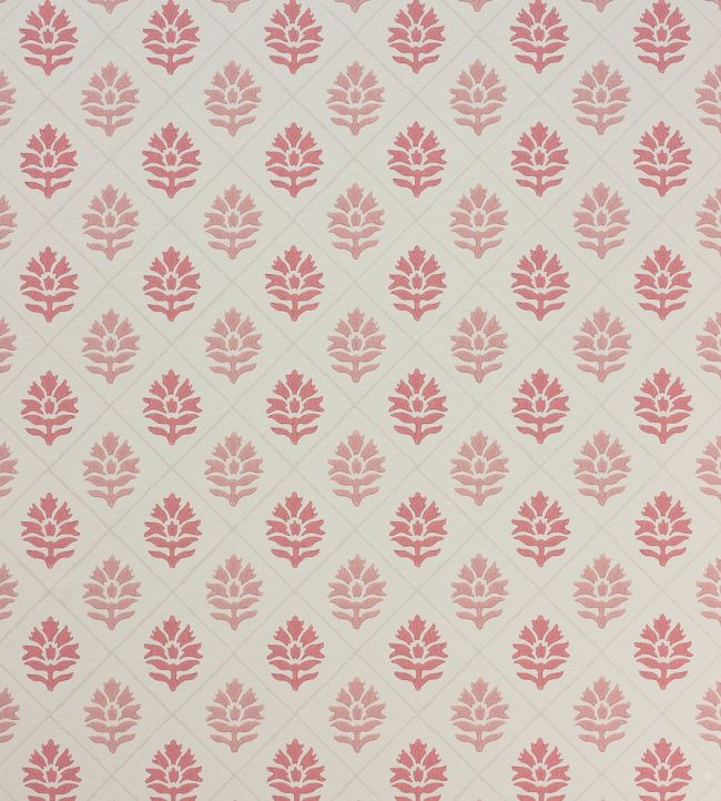 Camille Wallpaper by Nina Campbell Coral/Pink